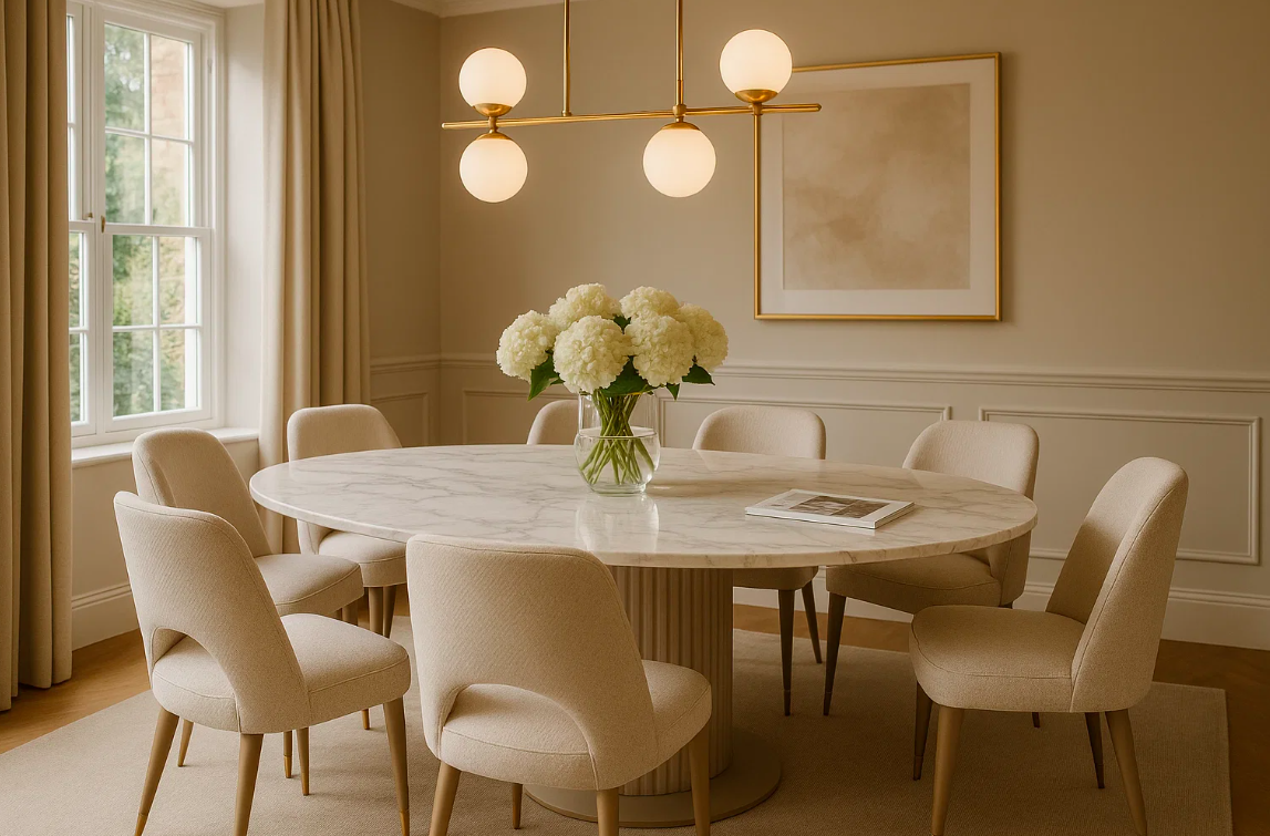 Luxury Dining Furniture UK Ideas for Elegant & Modern Homes